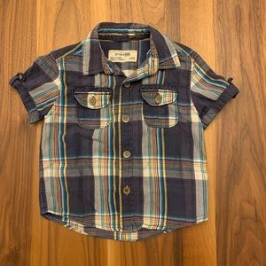 Toddler Plaid Button Down Shirt